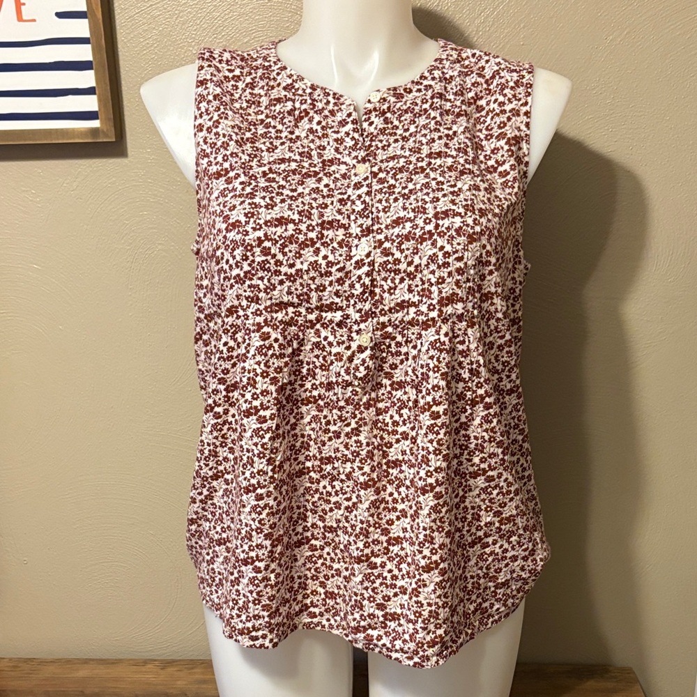 Gap Floral Button-Down Blouse - image 1